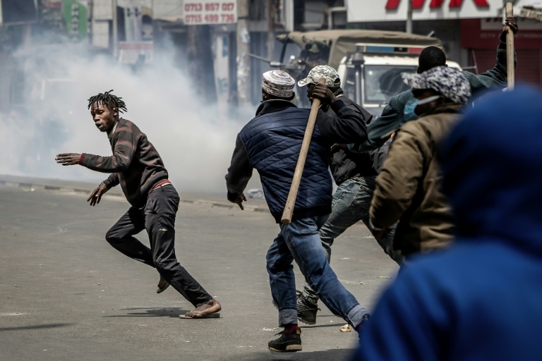 Goons have been used to attack anti-government protesters and rights activists. (Photo: AFP)