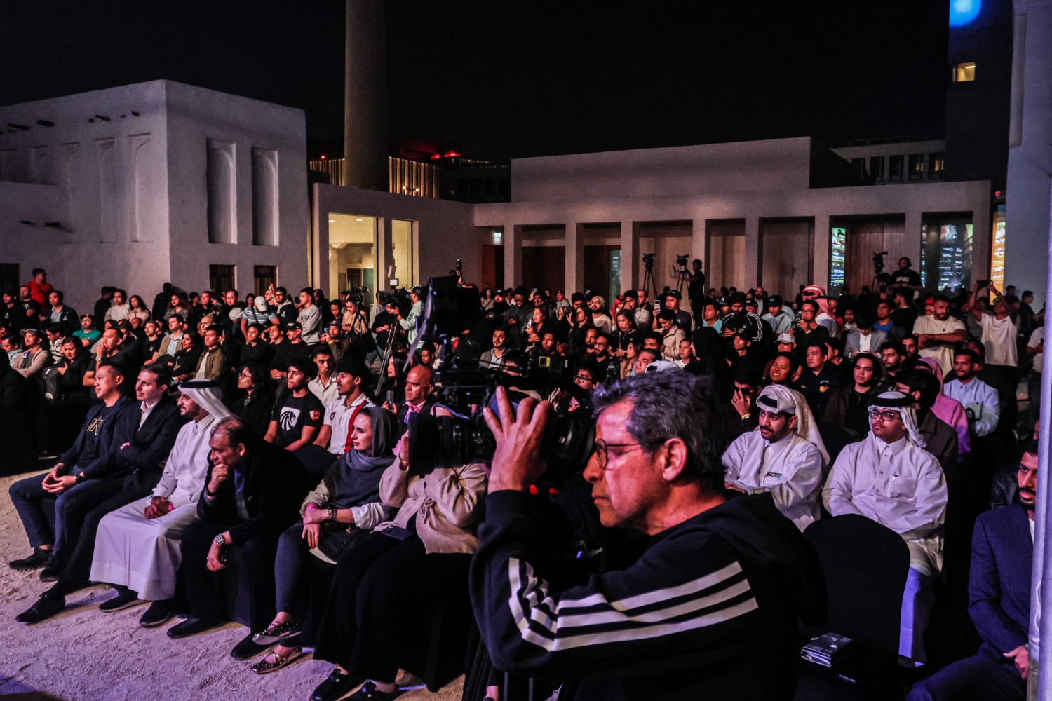 Guests gather for the ONE 171 pre-event press conference in Qatar, where the promotion will return under a new three-year partnership in March 2027