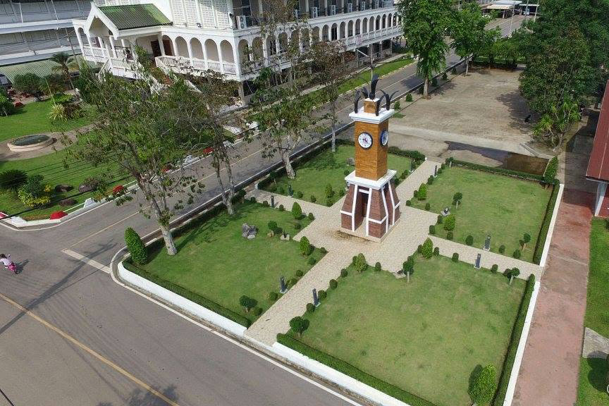 An aerial view of Loei Pittayakom School in Muang district, Loei province. (Photo: Loei Pittayakom School)