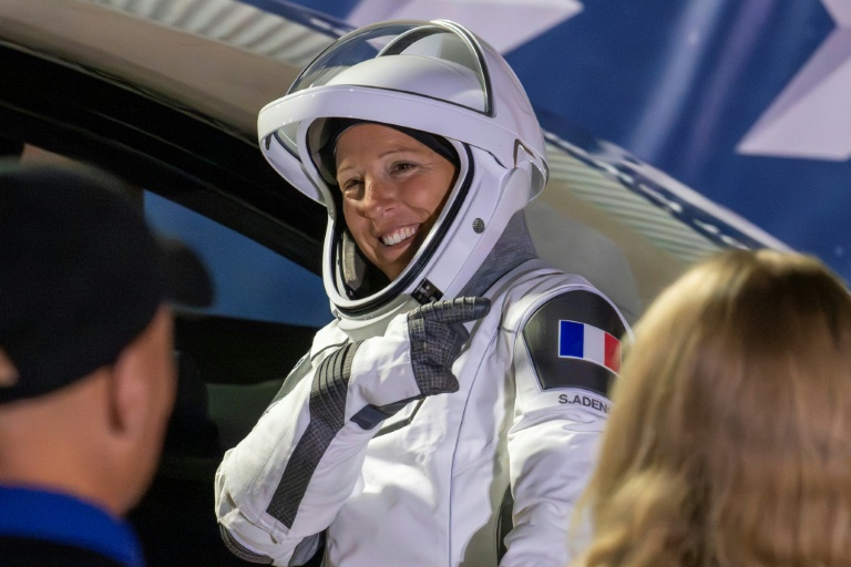 Spacewalk a first for French female astronaut