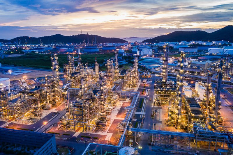 A file photo shows an industrial area for oil and gas in Chon Buri province, Thailand. (Photo supplied)