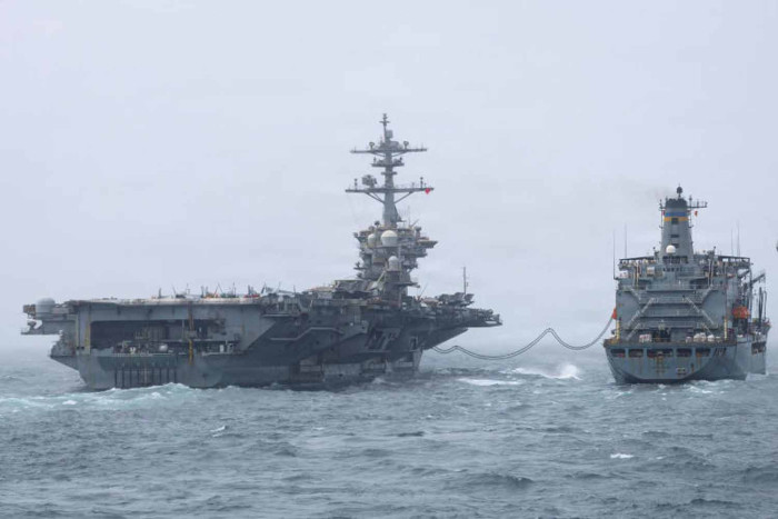 US aircraft carrier’s visit ‘for relaxation only’