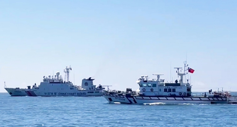 China deploys record number of ships around Taiwan