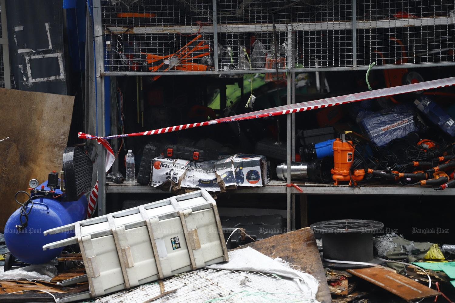 Fierce fire ravages Bangkok’s Klongthom Center