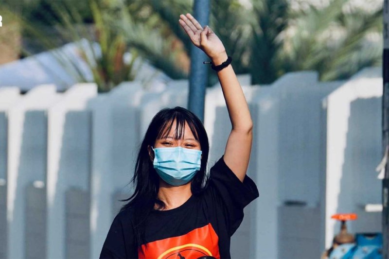 Activist Tantawan “Tawan" Tuatulanon, 24. (Photo: @lawyercenter2014 Thai Lawyers for Human Rights Center Facebook)