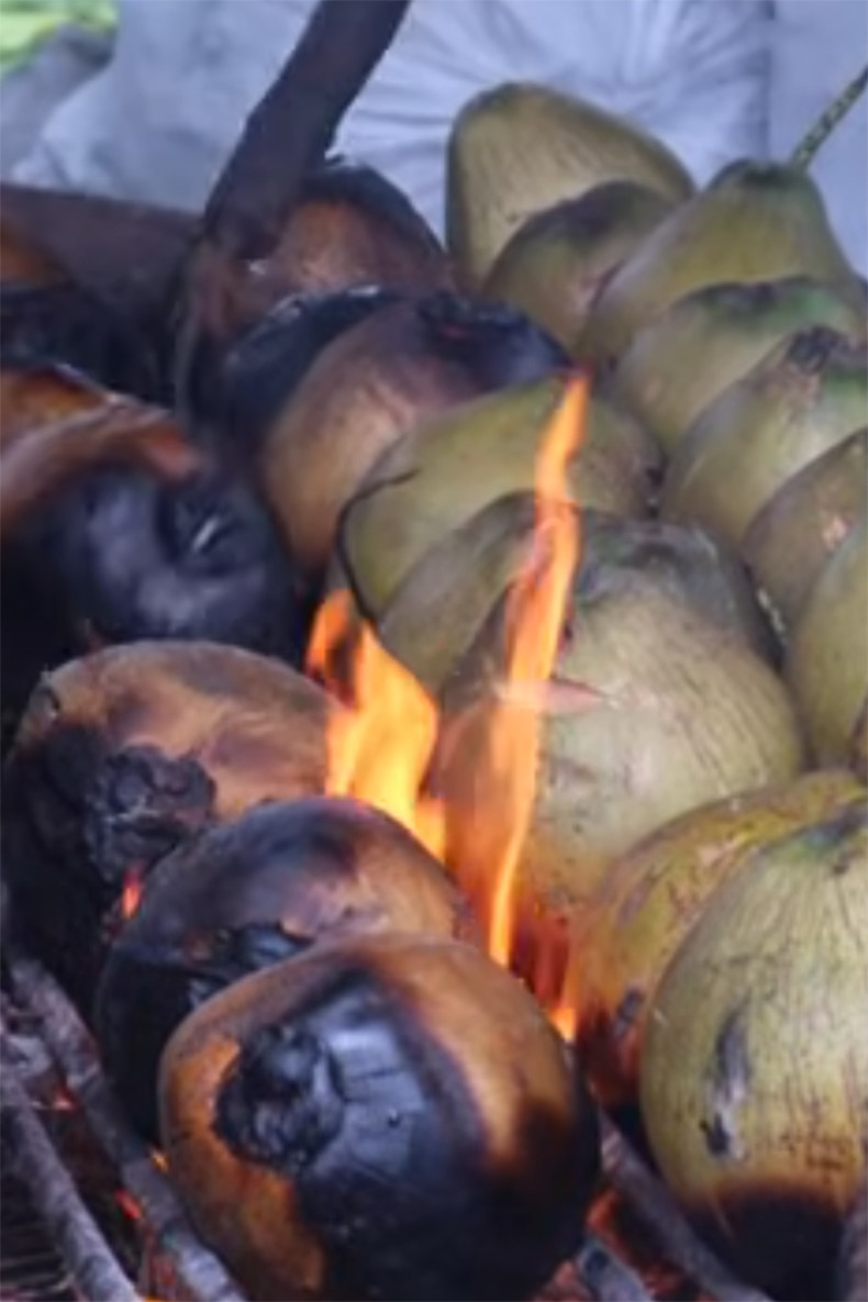 Bang Ramat roasted coconut shop keeps tradition alive