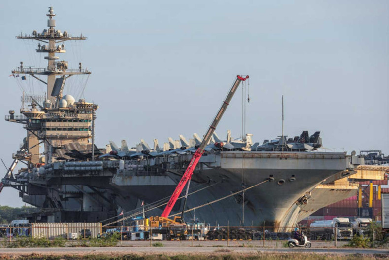 US carrier visit highlights security ties