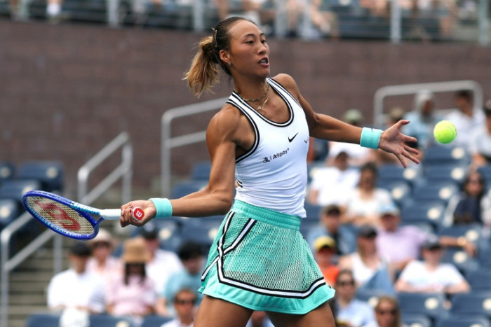 Zheng Qinwen advances to the US Open last 16 after a comeback win over Madison Keys