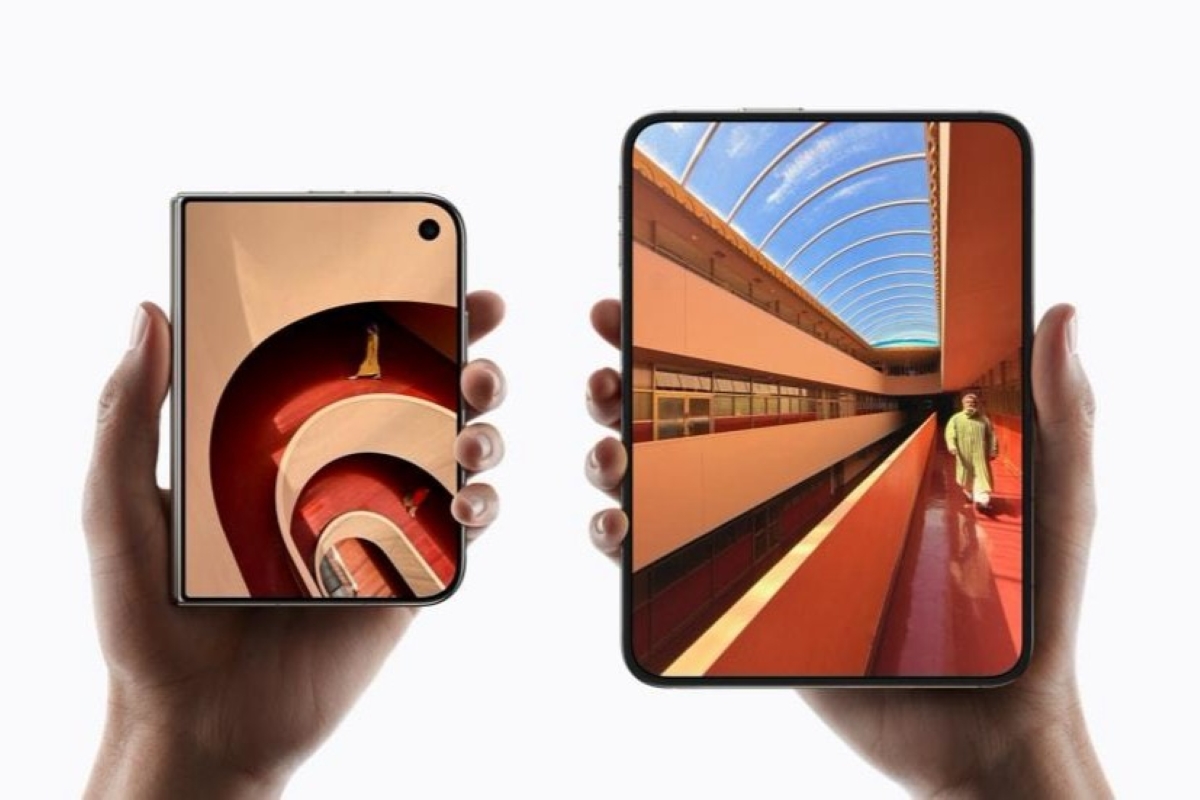 New iPhone enters the fold … literally