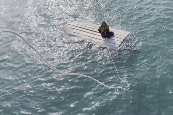Teen rescued after spending days on capsized boat off Alaska - Bangkok Post