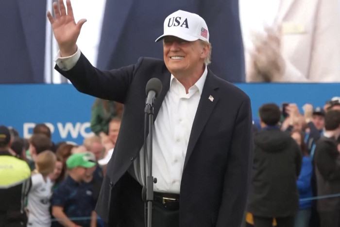 Loud cheers as Trump says he's lifting tariffs on Irish whiskey