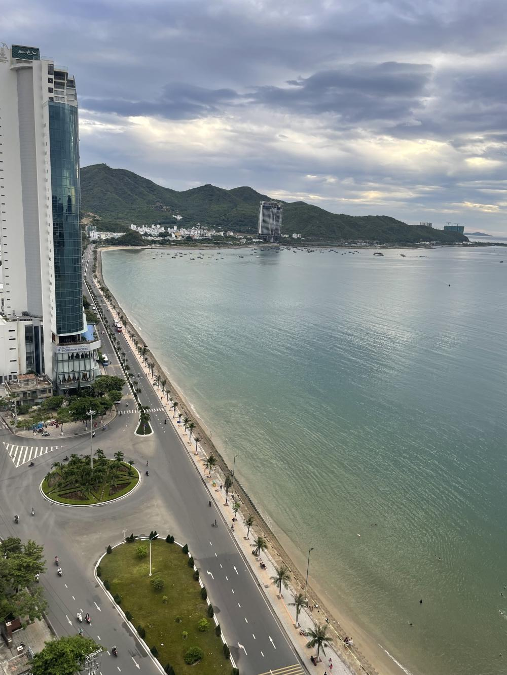 View from the hotel room