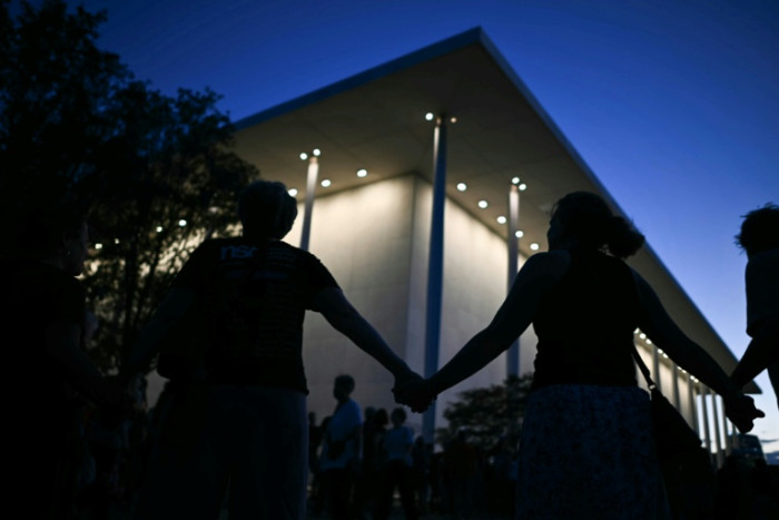 Protesters counter Trump’s Kennedy Center demolition threat - Bangkok Post