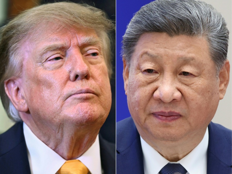 (COMBO) This combination of pictures created on Sept 16, 2026, shows (L/R) US President Donald Trump in Washington, DC, on Sept 4, 2026, and China's President Xi Jinping in Bishkek on Sept 1, 2026. (Photos: AFP)