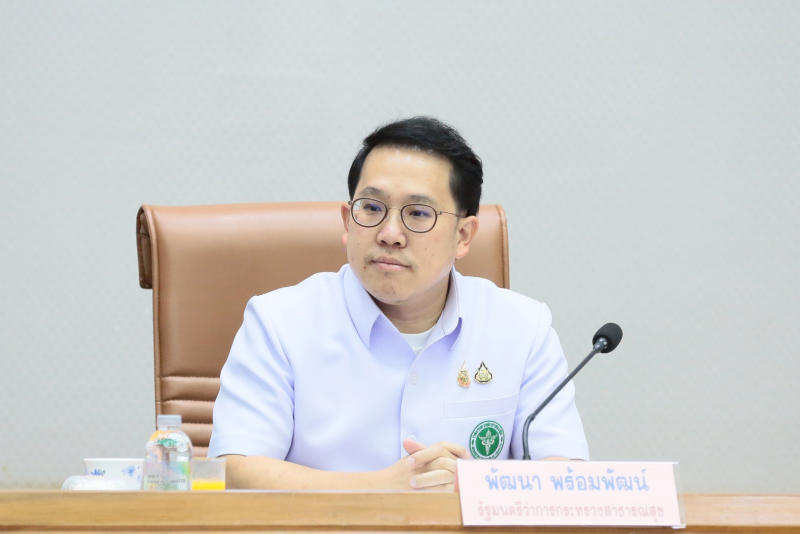 Public Health Minister Pattana Promphat, also a member of the ruling Bhumjaithai Party. (Photo: Ministry of Public Health)