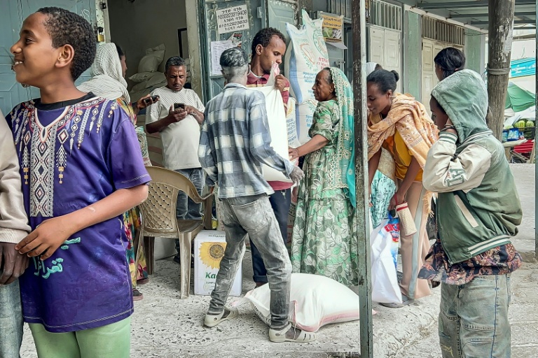 Tigrayans rushed to stock up on supplies amid fears of conflict. (Photo: AFP)