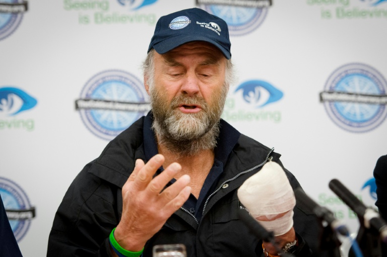 Ranulph Fiennes was the first person to cross the Earth from pole to pole in the early 1980s. (Photo: AFP)