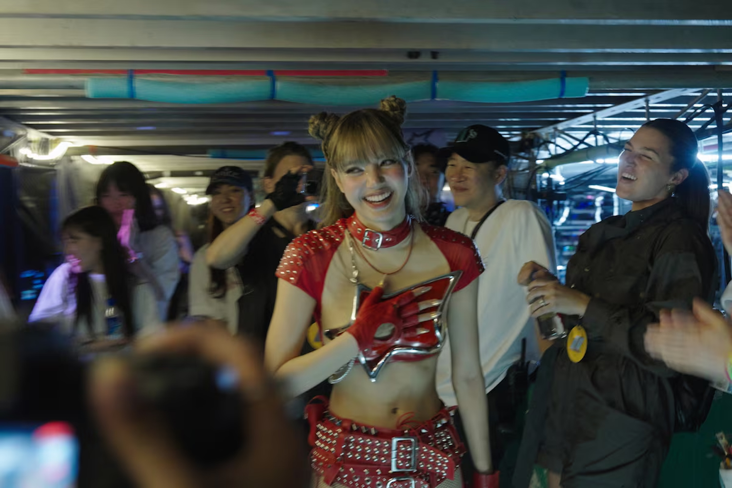 Lisa backstage during her solo performance at the Coachella Valley Music and Arts Festival in Indio, California, on April 11, 2025. (Photo: (Sony Music Vision/Trafalgar Releasing via Reuters)
