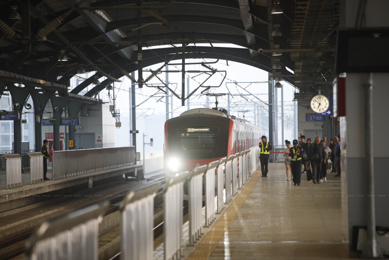 Red Line railway services suspended