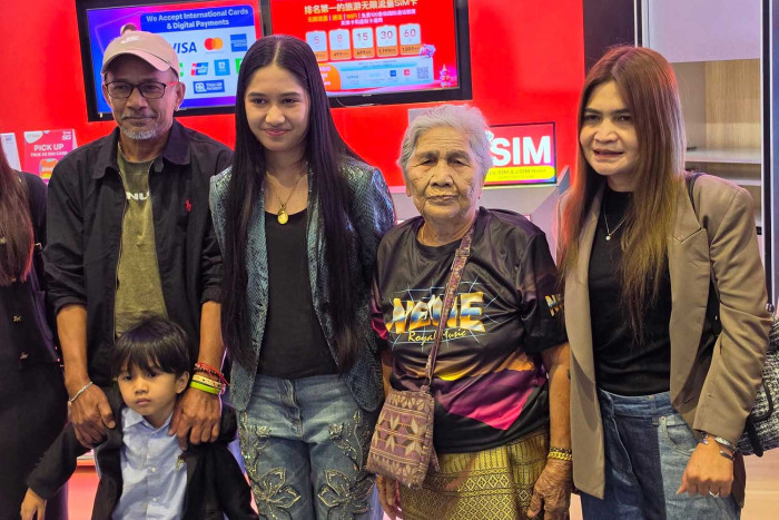 AGT winner Nene Royal arrives back in Phuket - Bangkok Post