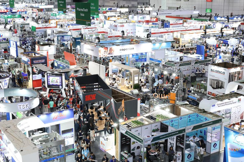Modern intelligent machinery and product lines from world-class manufacturers are on display at ProPak Asia 2026. The event took place at Muang Thong Thani, Nonthaburi province, in June 2026. (Photo: Informa Markets Thailand)