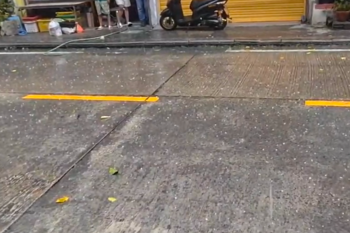Hail falls as heavy rain hits parts of Bangkok - Bangkok Post