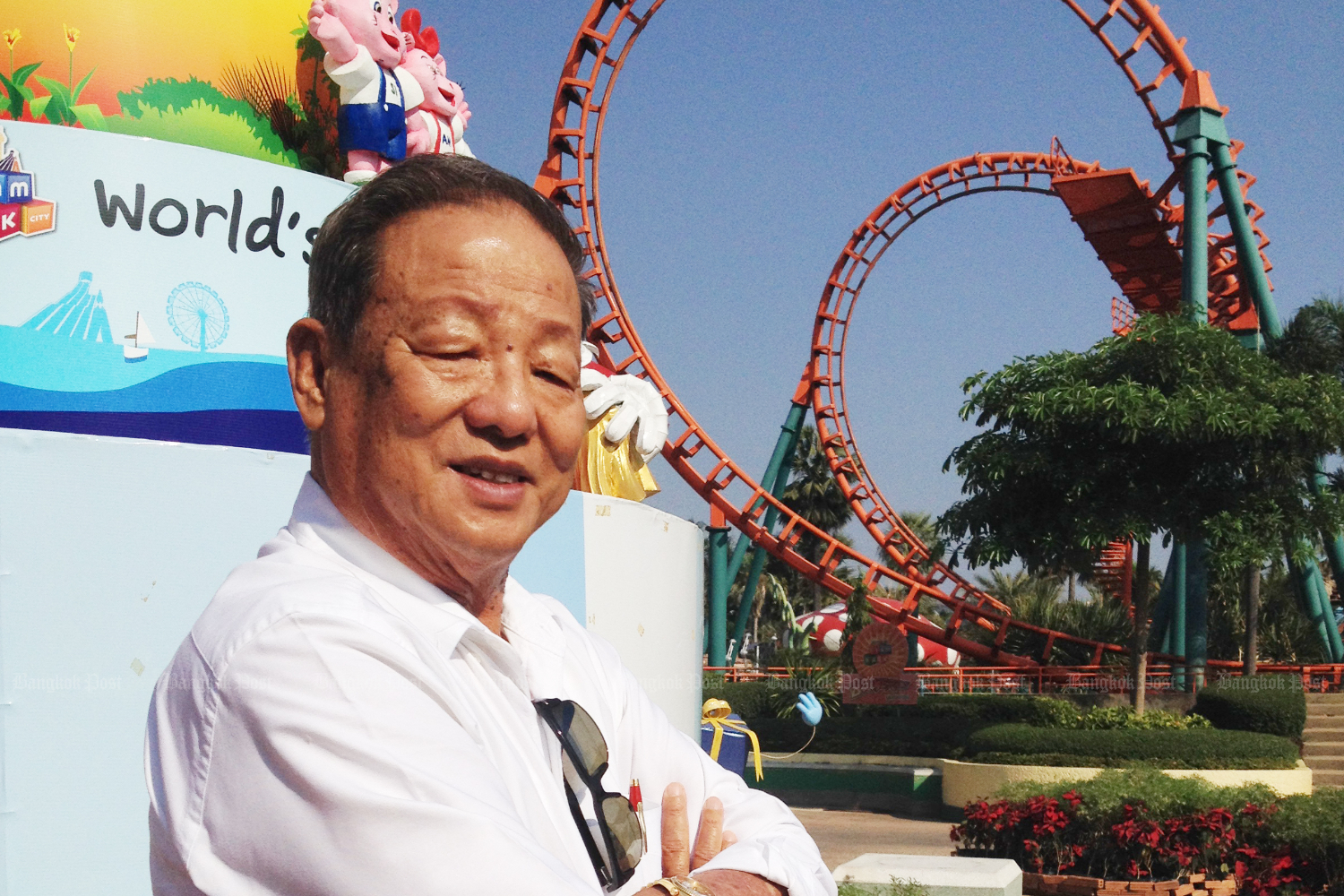 Chaiwat Luangamornlert, chairman and founder of Siam Amazing Park, in 2015. (Bangkok Post file photo)
