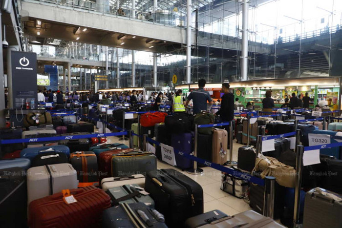 Airline baggage backlog almost cleared - Bangkok Post
