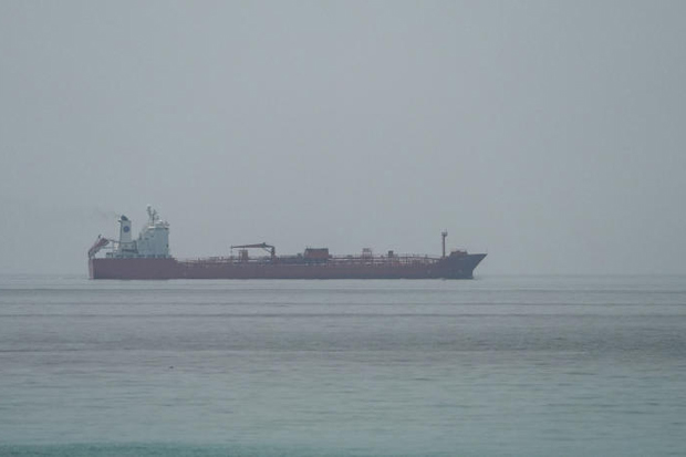Oil tanker JORYA sails at the sea near the Omani coast, as seen from Musandam, Oman, on June 25. (Photo: Reuters)