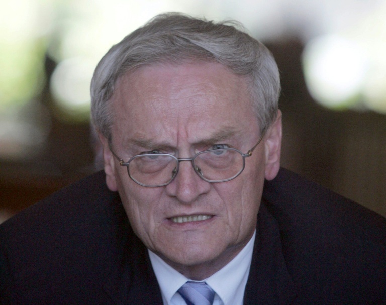 August Hanning in 2007. The former head of Germany's foreign intelligence service has been arrested on suspicion of passing sensitive information to foreign powers
