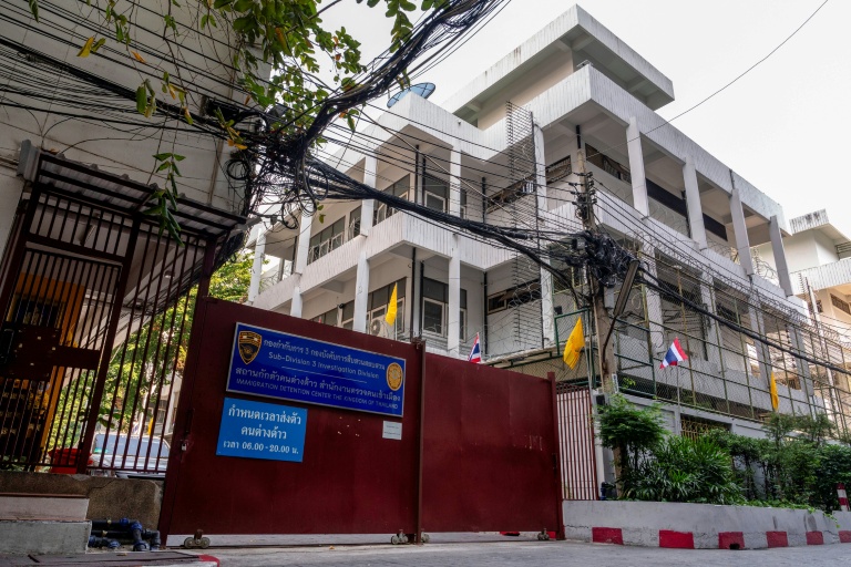 Bai Zhaodong has been held in the Suan Phlu immigration detention centre in Bangkok since January. (Photo: AFP)