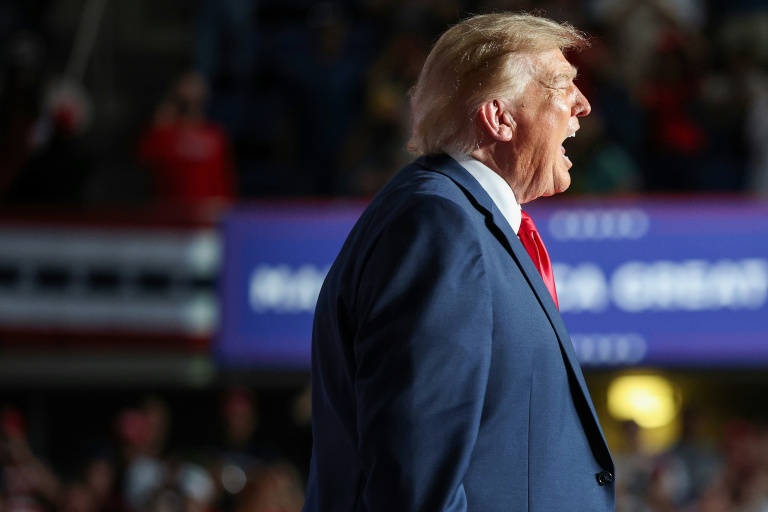United States President Donald Trump at a rally in Texas on Wednesday, as speculation grows of new strikes against Iran ahead of the midterm elections. (Photo: AFP)