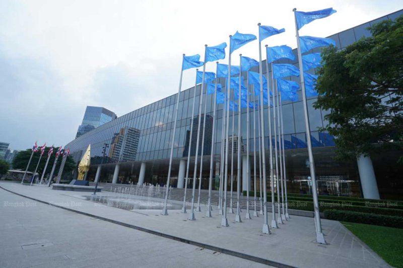 The Queen Sirikit National Convention Centre, venue of the 2026 Annual Meetings of the International Monetary Fund and the World Bank Group this week. (photo: Wisuttipong Rodpai)