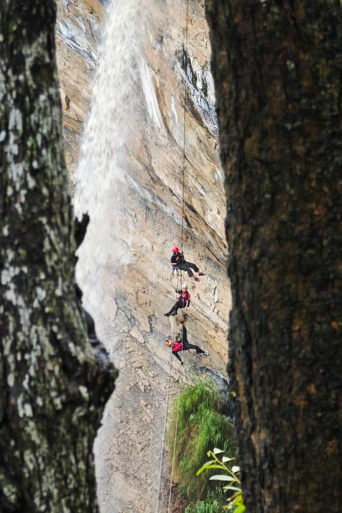 A previous climb Nam Nao Canyon at Tat Mok Waterfall. (Photo: Sunthorn Khongworakhom)