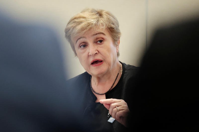 International Monetary Fund Managing Director Kristalina Georgieva speaks at the Civil Society town hall during the IMF and World Bank 2026 Annual Meetings at Queen Sirikit National Convention Center on Monday. (Photo: Reuters)