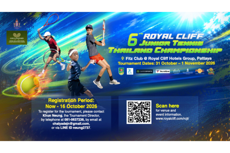 Bangkok Post - The 6th Royal Cliff Junior Tennis Thailand Championship ...