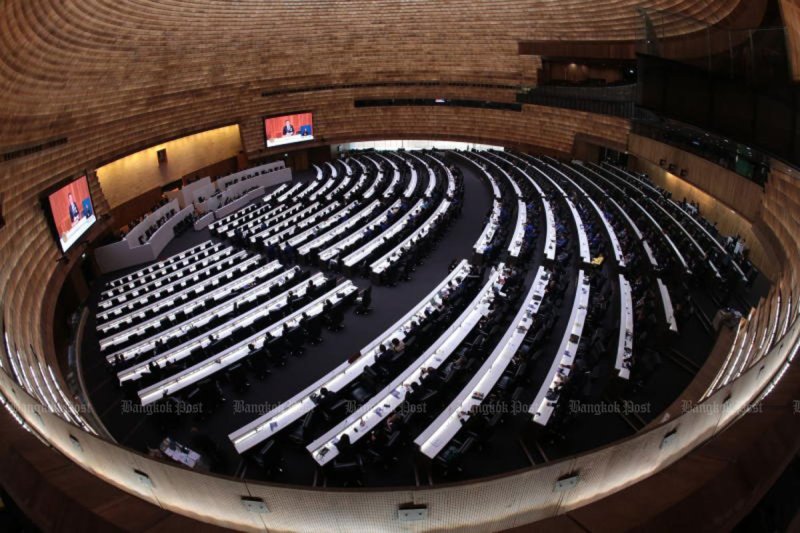 The censure debate is scheduled to last three days, Oct 27-29, with the vote on Oct 30. (Bangkok Post file photo)