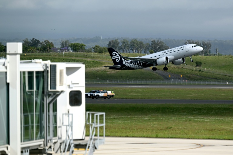 A new airport in western Sydney handled its first international flight on Monday. (Photo:AFP)