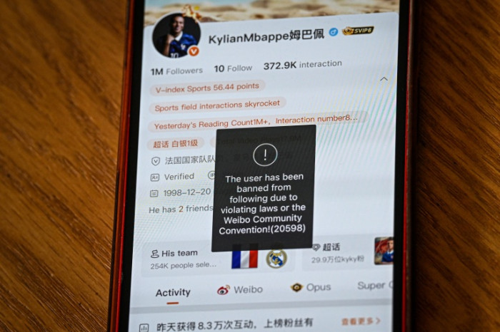 Mbappe furore rages on in China, but Mao comments censored - Bangkok Post