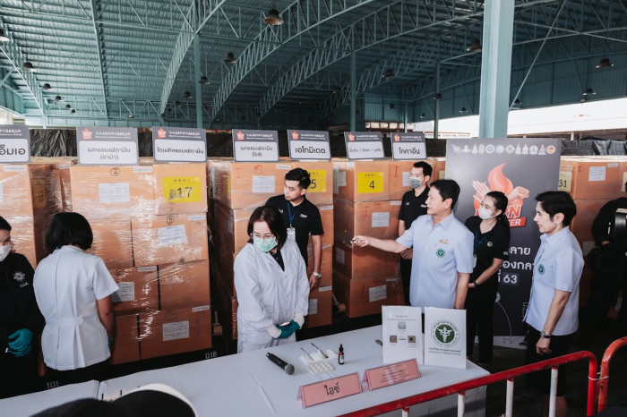 93 tonnes of narcotics incinerated - Bangkok Post
