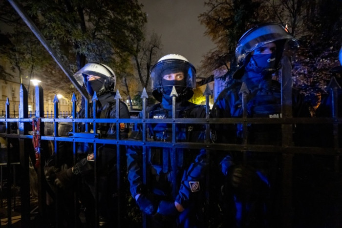 Polish riot police deployed after court chief suspended - Bangkok Post