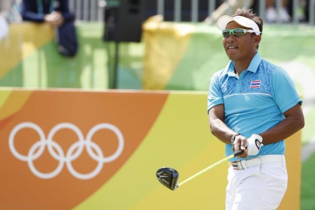 Thongchai, Kiradech struggle to tame Rio winds in first round