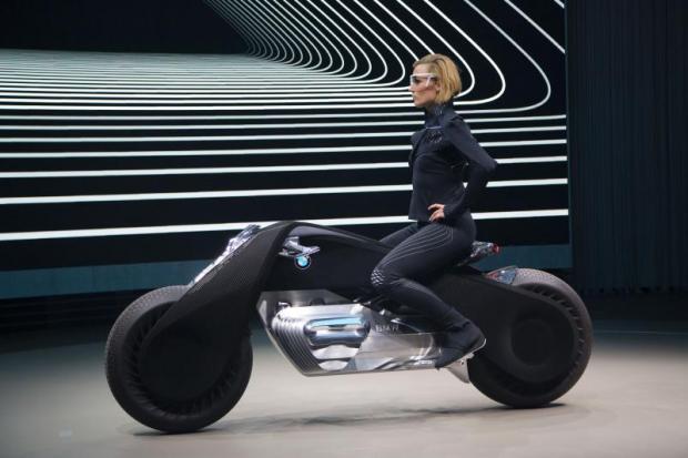 Bmw S New Bike Concept So Smart No Helmet Needed