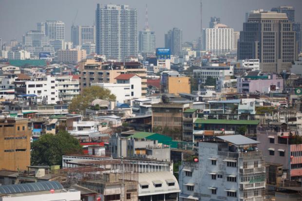 An aerial view of Bangkok reveals the lack of urban planning in the capital. Experts hope the new Town and City Planning Act will come up with guidelines that will make the country's infrastructure development planning more integrated. SEKSAN ROJJANAMETAKUN