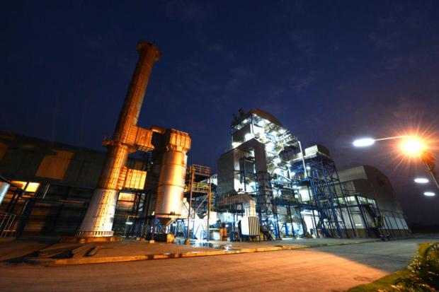 Buriram Sugar's biomass power plant in Buri Ram province. The company is to launch an infrastructure fund to raise money for the expansion of its businesses.