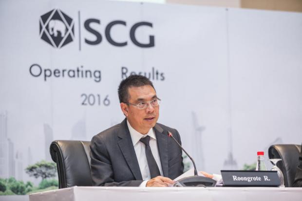 Mr Roongrote Ransiyopash, president and CEO of SCG.