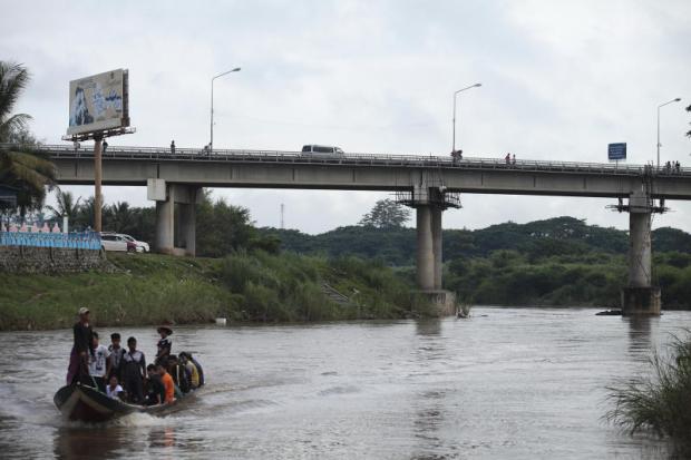 rock the boat: Travelling by boat can help bypass some Thai border authorities. The lax regulation at such borders has been cited as a factor in making Thailand an easy place for criminals to congregate.