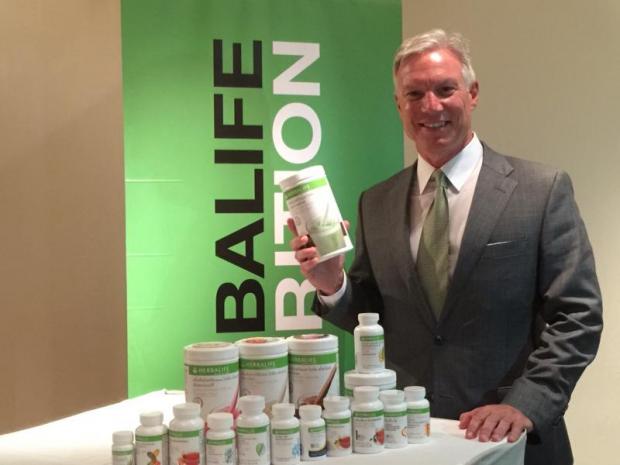 Richard Goudis, chief operating officer of Herbalife, says the supplements offer an alternative to unhealthy lifestyles. (Photo by Pitsinee Jitpleecheep)