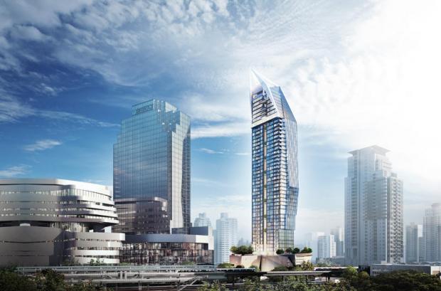 Marque Sukhumvit, a 50-storey luxury condo, on Sukhumvit Road near Soi 39. Out of 148 units priced at 42-350 million baht, it has 30 units left and will start transfers next month. Marque Sukhumvit, a 50-storey luxury condo, on Sukhumvit Road near Soi 39. Out of 148 units priced at 42-350 million baht, it has 30 units left and will start transfers next month.