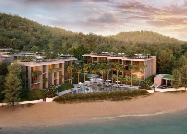 SETTING THE STANDARD: Above, MontAzure is a luxury development on a 75-rai hillside plot on Kamala Beach. Below, Crest Resort & Pool Villas is an eco-friendly resort. Photos: Bangkok Post Archive